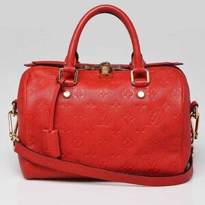 Louis Vuitton Orient Monogram Empreinte Leather Speedy 25 Bandouliere Bag